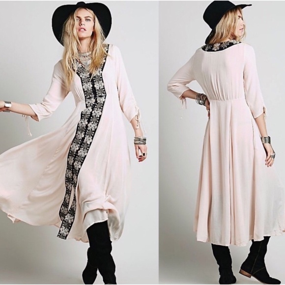 NWOT Free People journey to the horizon maxi dress - Picture 4 of 12